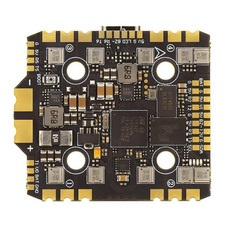 Uhidka F745 AIO 40A -42688 Al0 FPV Flugsteuerung mit 12V Schalter Verbesserte Stabilität 4-6S Lipo für FPV-Zubehör von Uhidka
