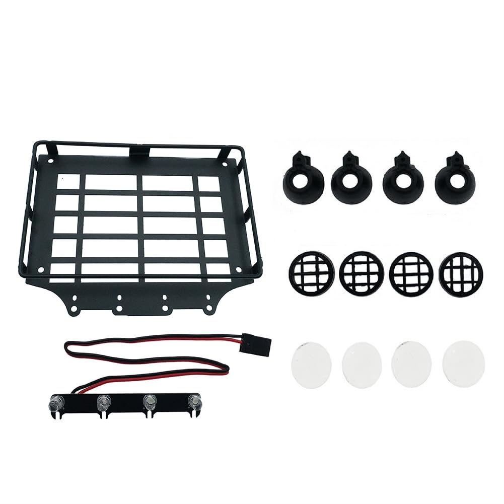 Uhidka Für RC-Autodachträger für H12Y 1/12 RC Auto DIY Reparatur Modifikation Zubehör Rundes Licht Uhidka Für RC-Autodachträger für H12Y 1/12 RC Auto DIY Reparatur Modifikation Zubehör Rundes Licht von Uhidka