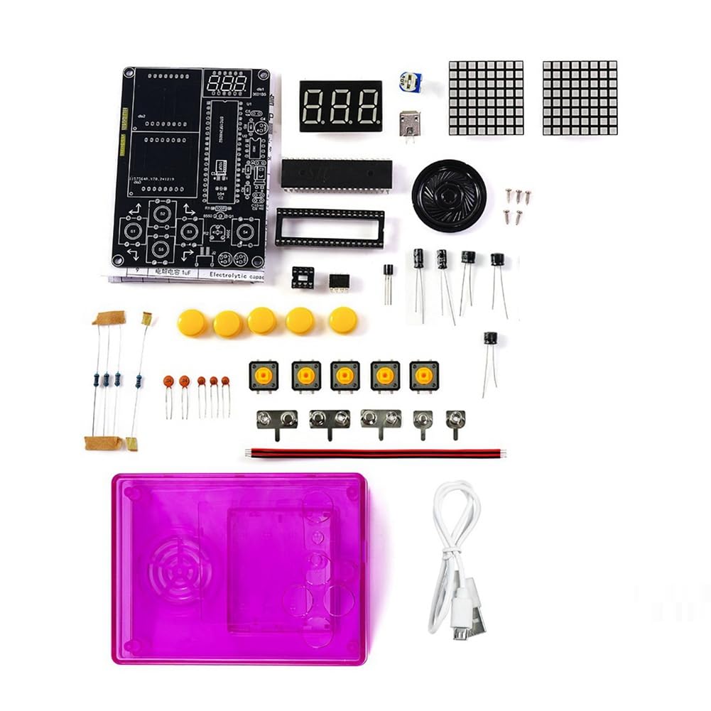 Uhidka Mini Pixel Spielkonsole Pixel Spielkonsolenproduktion Voice Version Lila Gehäuse Uhidka Mini Pixel Spielkonsole Pixel Spielkonsolenproduktion Voice Version Lila Gehäuse von Uhidka