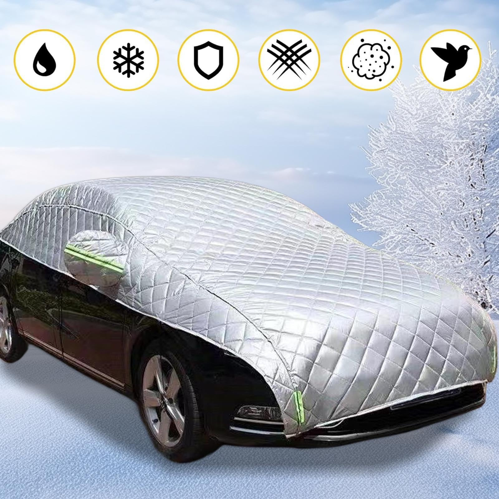 Uhngw Automotive Schneeabdeckung,Komplette Außenabdeckung Gegen Regen & Schnee - Auto Staubschutz & Verstellbarer Sonnenschutz Für Outdoor-Einsatz Bei Und Frost – Für Erwachsene Uhngw Automotive Schneeabdeckung,Komplette Außenabdeckung Gegen Regen & Schnee - Auto Staubschutz & Verstellbarer Sonnenschutz Für Outdoor-Einsatz Bei Und Frost – Für Erwachsene von Uhngw