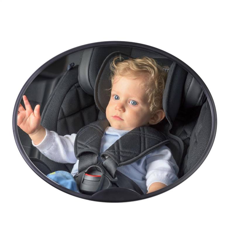Uhngw Baby-Autospiegel,Baby-Autositzspiegel, Bruchsicherer Sicherheits-Autositzspiegel mit weitem Blick für die Rückwärtsrichtung, Verstellbare, nach hinten gerichtete Autositzspiegel für Neugeborene von Uhngw