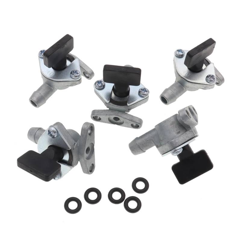 5-teiliges Set Vergaser Tankhahn Tankhahnschalter Kompatibel 2 Takt 47cc 49cc Motocross ATV Quad Bike(WHITE) von UidEdMVp