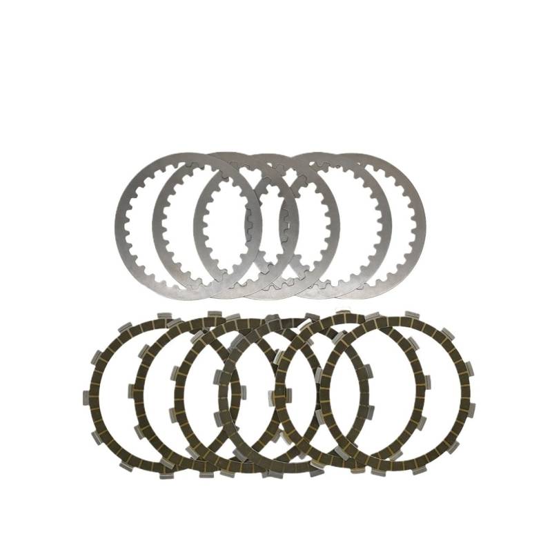 For ZS177MM NC250 250CC RX3 ZS250GY K6 T6 BSE Papier Basis Kupplung Reibung Platten Stahl Disc(One set) von UidEdMVp