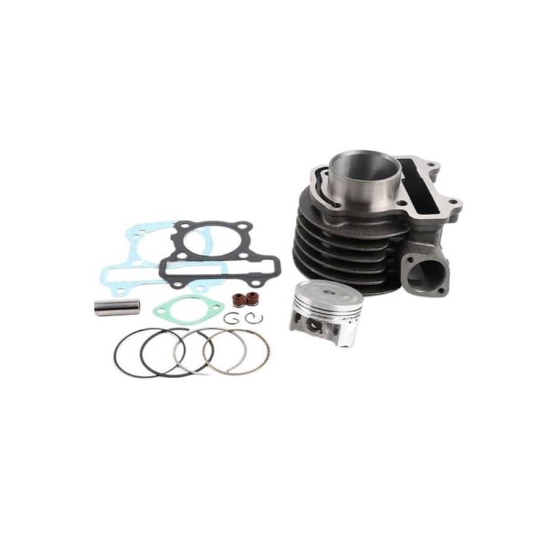 Motorrad 50mm Motor Zylinder 110cc Zylinder Kolben Fit for DIO110 Activa DIO 110 Navi110 von UidEdMVp