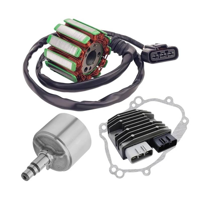 Motorrad-Statorspule, Reglergleichrichter, Magnetzylinderrotor und Deckeldichtung passend for YZFR1 FZ1 FZ8(1 Set) von UidEdMVp