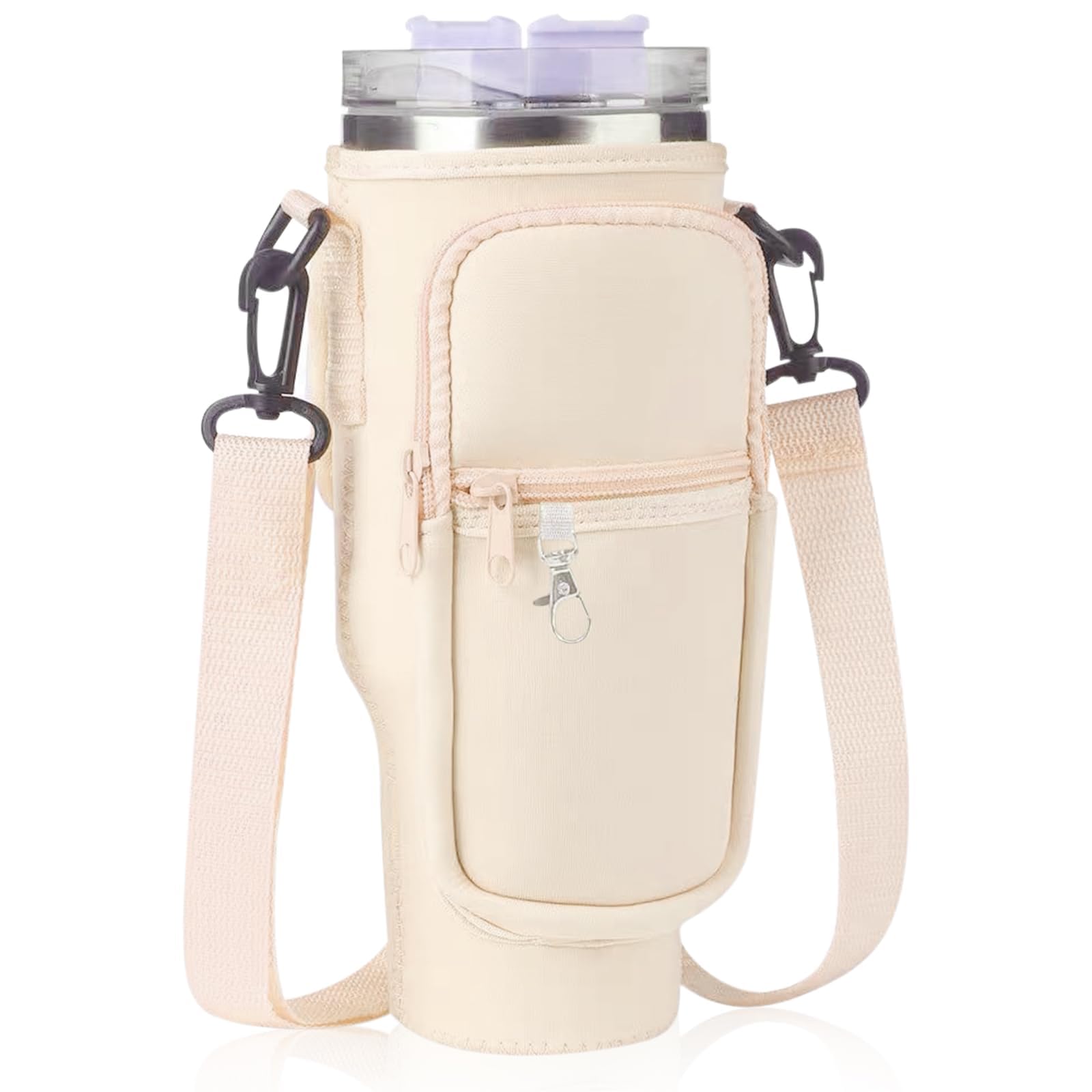 Tasche für Stanley Cup, Wasserflaschen-Tragetasche mit Handyfach,FüR Stanley Trinkflasche Tragetasche 40oz,Verstellbarer Schultergurt, Karabiner,für Wandern Laufen Radfahren Jagd Reisen Tasche für Stanley Cup, Wasserflaschen-Tragetasche mit Handyfach,FüR Stanley Trinkflasche Tragetasche 40oz,Verstellbarer Schultergurt, Karabiner,für Wandern Laufen Radfahren Jagd Reisen von UieaMsio