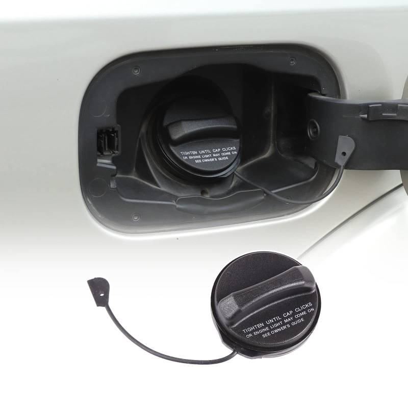 Tankdeckel für Land Rover Discovery 3 4 5/Range Rover Evoque/Range Rover Sport, Tankdeckel-Abdeckung, Auto-Kraftstoffeinfüller, Verschlusskappe, Kraftstoff-Gasölkappe, Ersatz LR053666 (Black-Gasoline von Uieohout