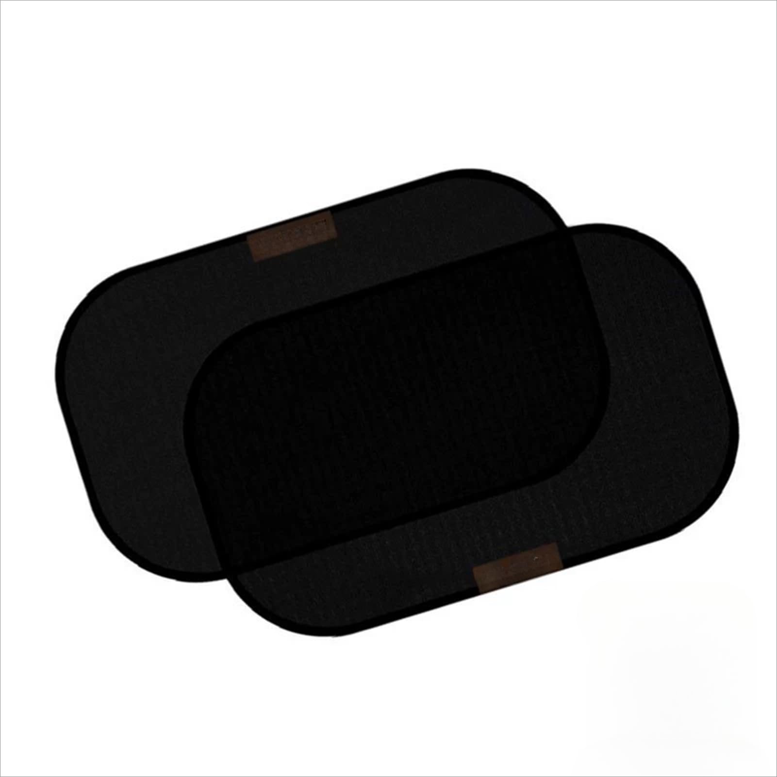 4pcs Sonnenschutz Für Die Seitenscheibe, Sonnenblende, Sonnenrollo Für Das Auto, Auto-Sonnenschutz 53.3 X 35.6 cm Für Baby Kinder Mädchen Jungen (Schwarz) von Uixxducc