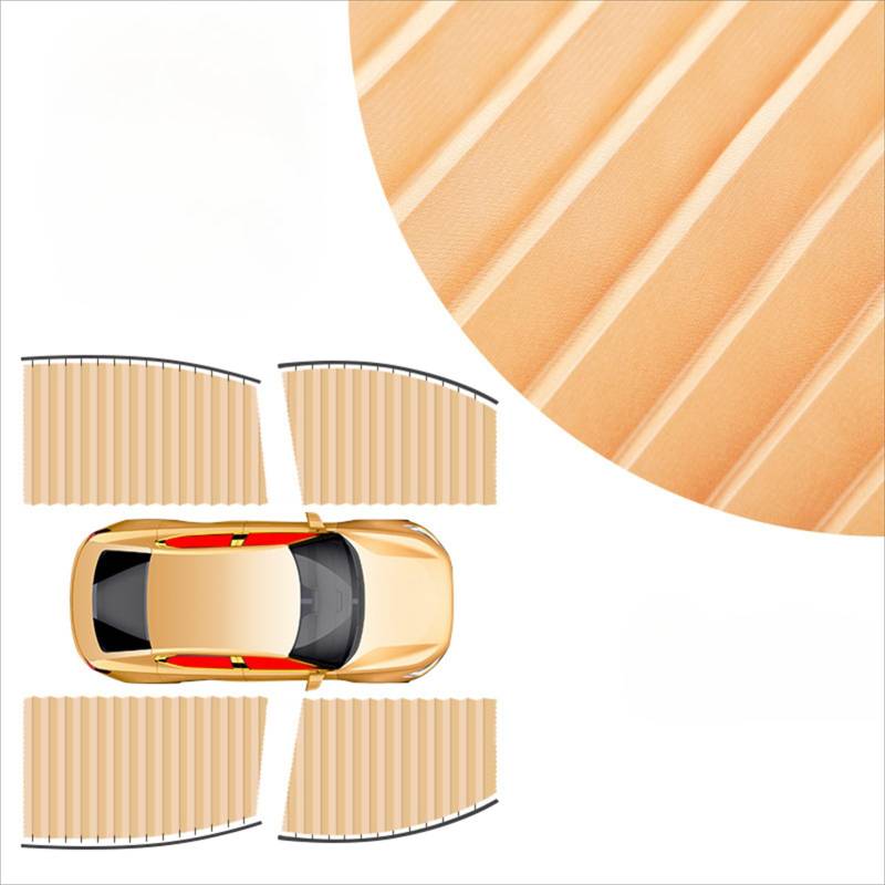 Insektenschutz Magnet Sonnenschutz Auto Baby, Sonnenschutz Auto, Universal Sonnenblende Auto Kinder, Auto UV Schutz Seitenfenster Für Kinder & Haustiere (Gold) von Uixxducc