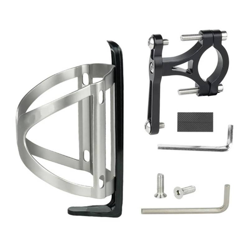 Ujjdwiurgh Fahrradteile-Komponente, Mountainbike-Wasserflaschenhalter, Aluminiumlegierung, Verstellbare Rennrad-Fahrwasserbecherhalterung von Ujjdwiurgh