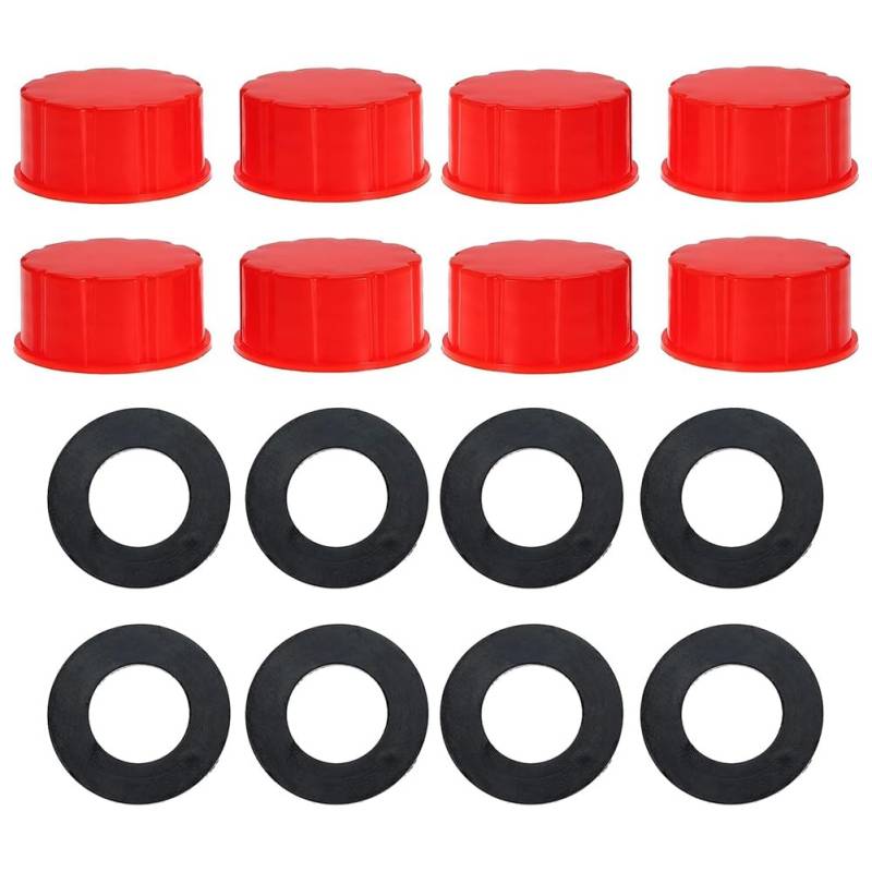 Ujjdwiurgh Gas Can Coarse Thread Cap Gas Can Cap Grobgewindeschrauben Festes Transportkanisterdeckel, Accessoires für Kraftstoffkanister, 8er Pack. von Ujjdwiurgh