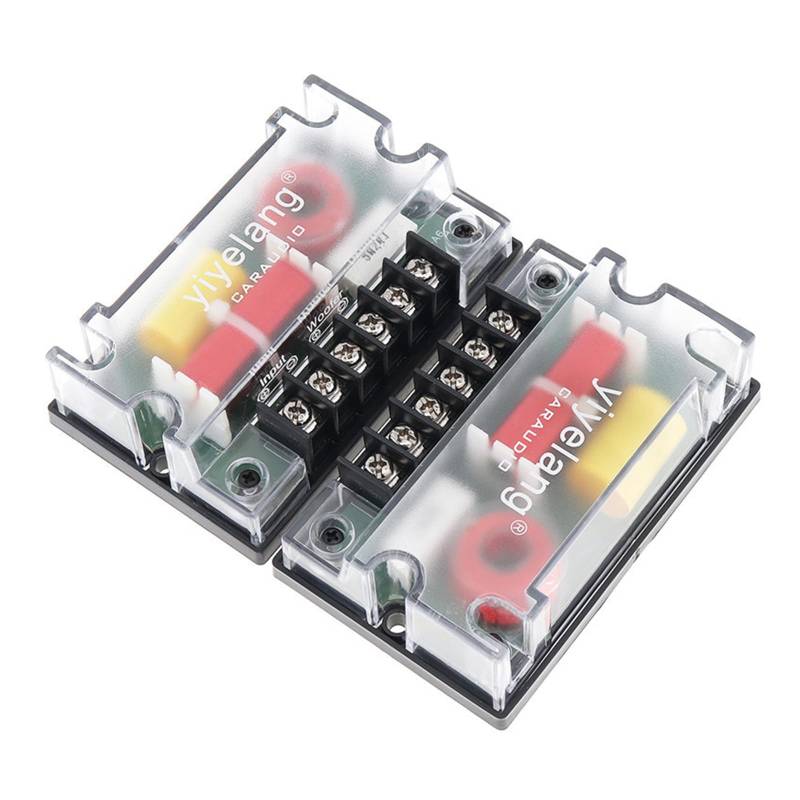 Ukbzxcmws Pack 4 Ohm 2-Wege-200-W Passiv Auto Hochtöner Lautsprecher Frequenzteiler Zubehör 2-Wege Lautsprecher Für 4-Ohm Heimlautsprecher von Ukbzxcmws