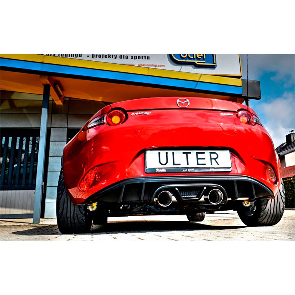 Heckstoßstangenansatz 'Diffuser' kompatibel mit Mazda MX-5 ND 2.0 (118kW) 2015- von Ulter Sport