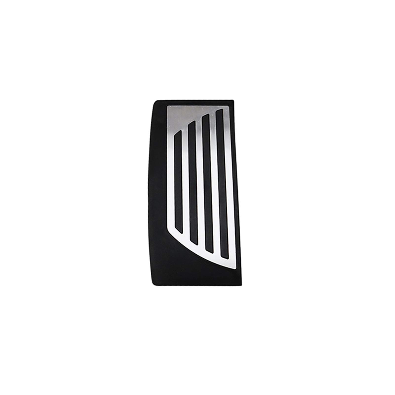 Uminino Aluminium Auto Gaspedal Bremspedal Fußstütze Pedalplatte Abdeckung AT Fit for Alfa Romeo Giulia Stelvio 2017 2018 Zubehör Autopedale (Size : Footrest Pedal 1pcs) von Uminino