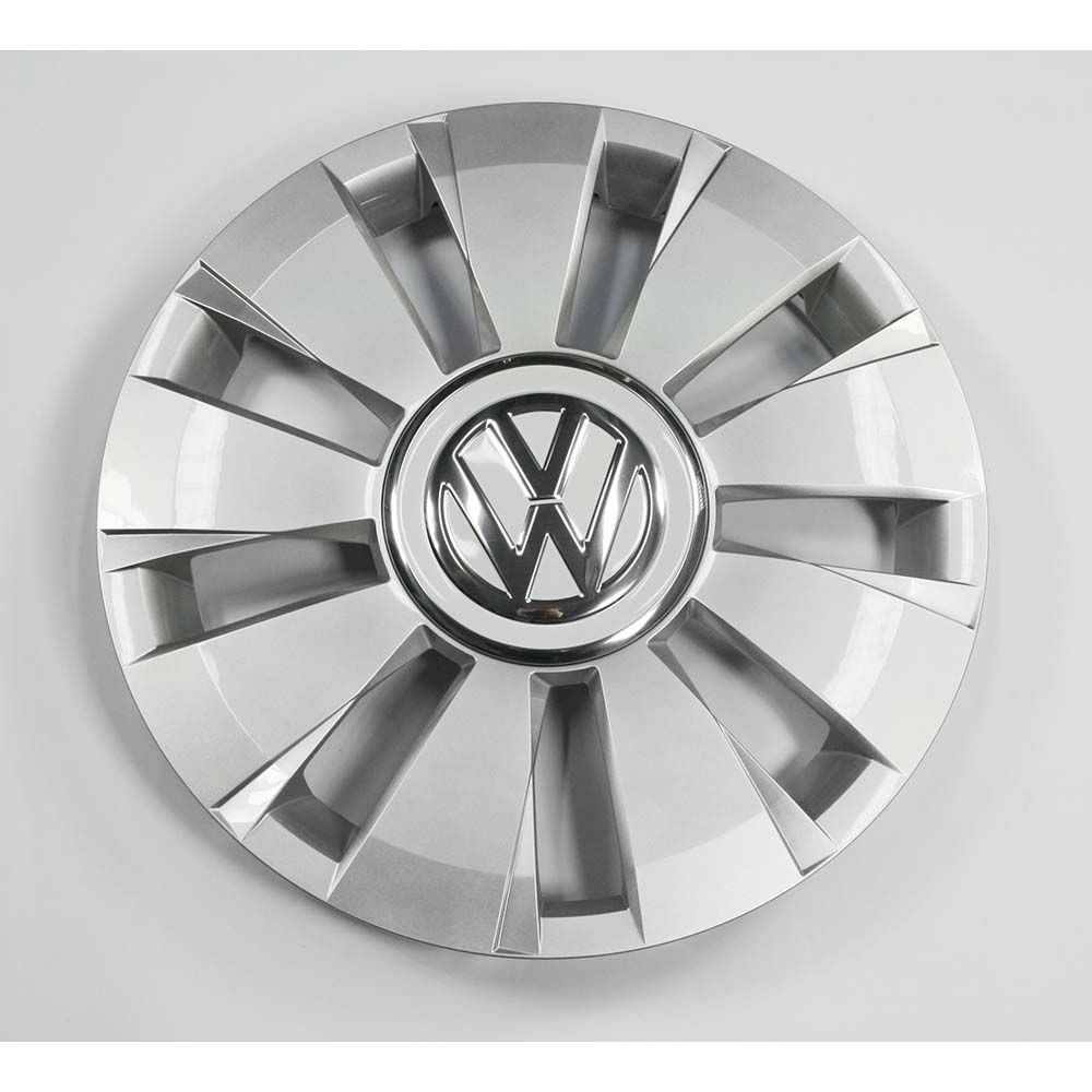 Volkswagen 1S0601147G1ZX Radzierblende (1 Stück) Radkappe 14 Zoll Reifen Stahlfelge Silbergrau von Volkswagen