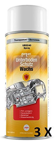 Unbekannt 3 X FERTAN 500 ML UNTERBODENSCHUTZWACHS UBS240 UNTERBODEN WACHS PKW Schutz Restauration UNTERBODENSCHUTZWACHS von Unbekannt