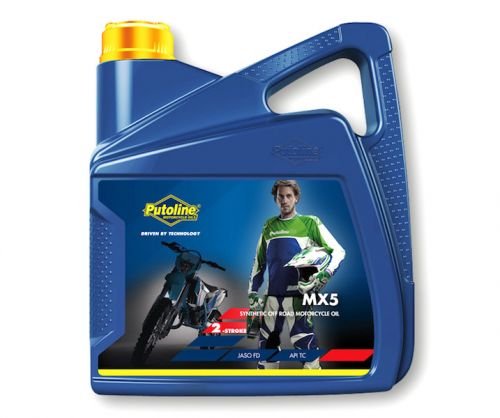 4 Liter 2-Takt Motor Öl MX 5 synthetisch API TC JASO FD für Motocross Enduro Motorrad von Unbekannt