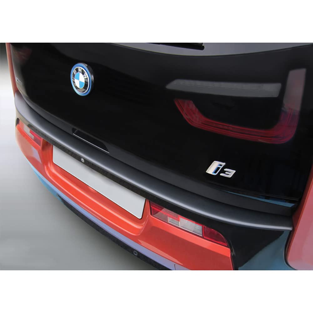 ABS Heckstoßstangenschutz kompatibel mit BMW i3 2014-2017 Schwarz von RGM