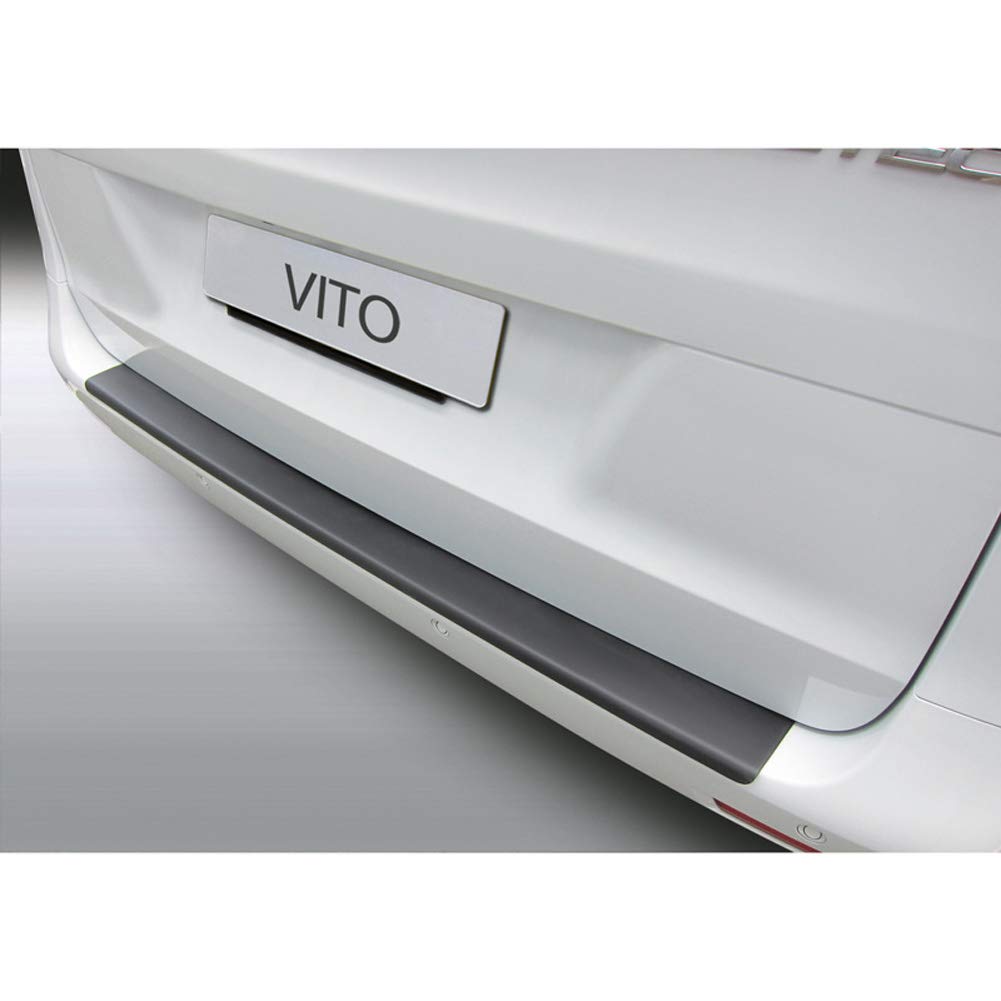 ABS Heckstoßstangenschutz kompatibel mit Mercedes Vito/V-Klasse/Viano 5/2014-2/2019 Schwarz von RGM