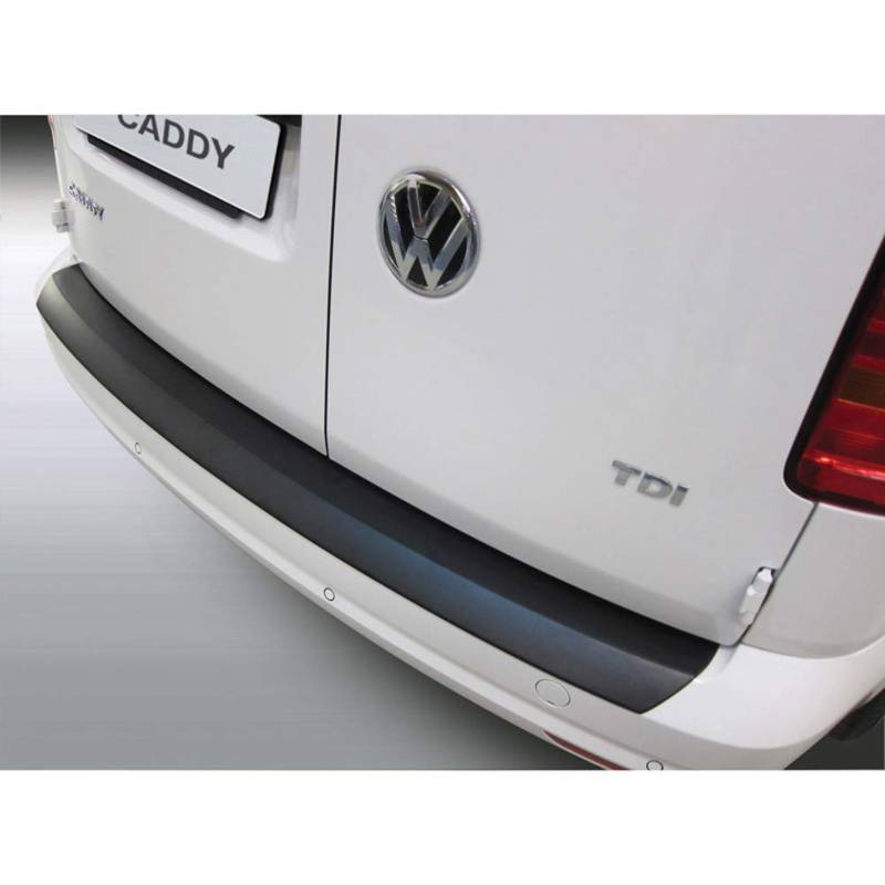 ABS Heckstoßstangenschutz kompatibel mit Volkswagen Caddy/Maxi 2015-2020 Schwarz von RGM
