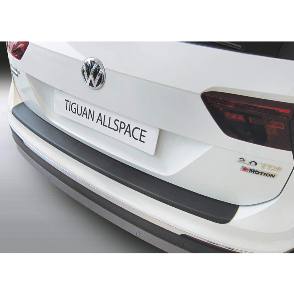 ABS Heckstoßstangenschutz kompatibel mit Volkswagen Tiguan II Allspace 4x4 2018- Schwarz von RGM