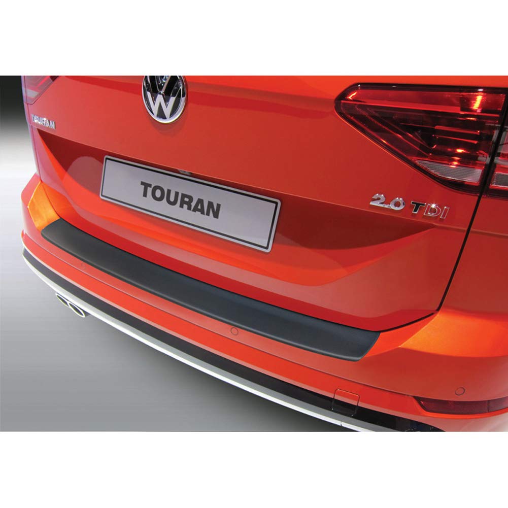 ABS Heckstoßstangenschutz kompatibel mit Volkswagen Touran 9/2015- Schwarz von RGM