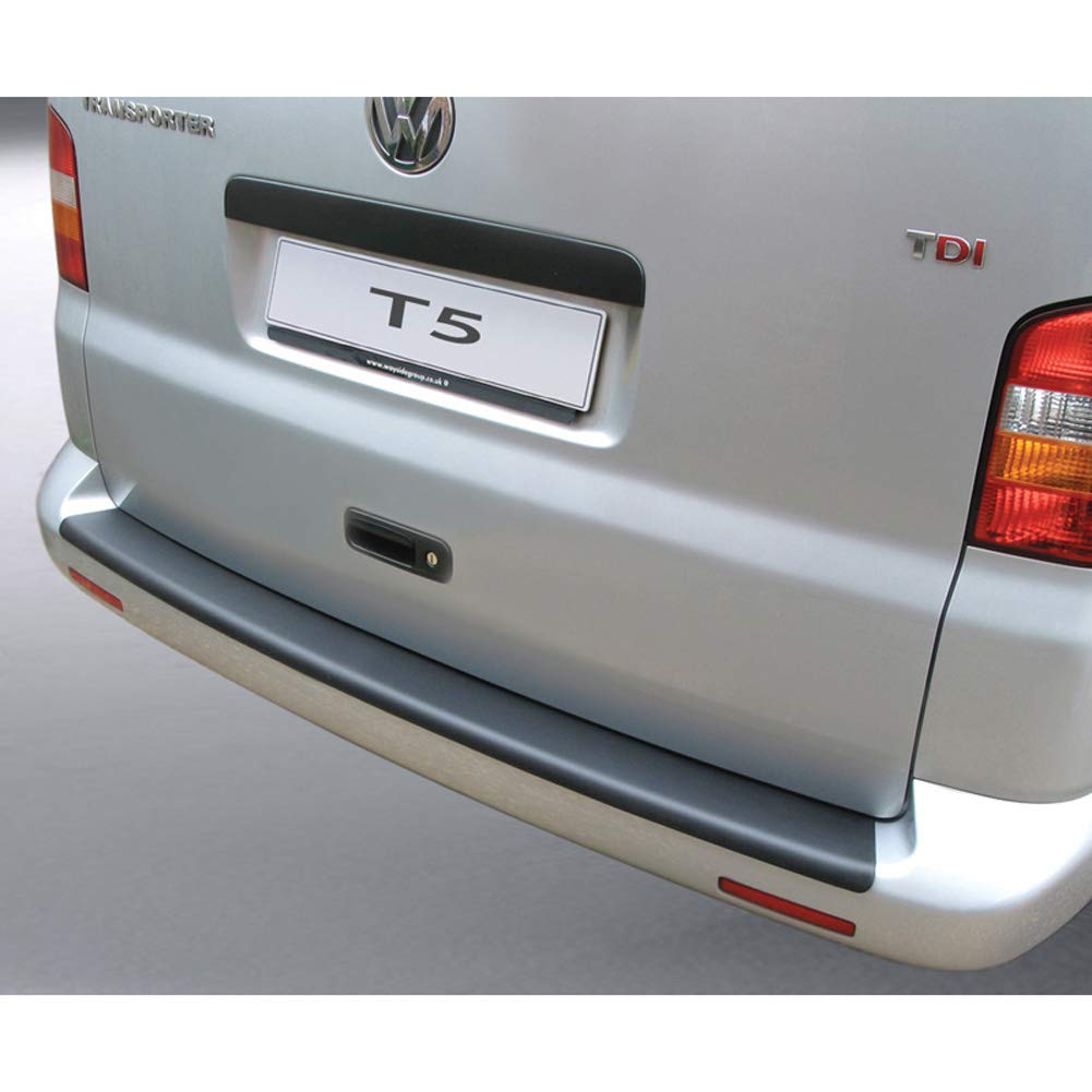 ABS Heckstoßstangenschutz kompatibel mit Volkswagen Transporter T5 2003-2012 2012 Schwarz von RGM
