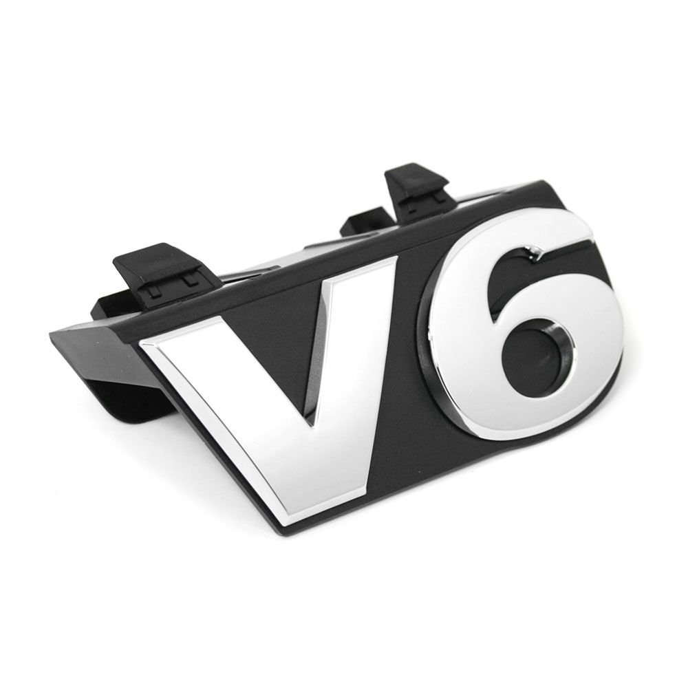 Amarok V6 Schriftzug vorn Kühlergrill Emblem Logo Zeichen chrom von Volkswagen