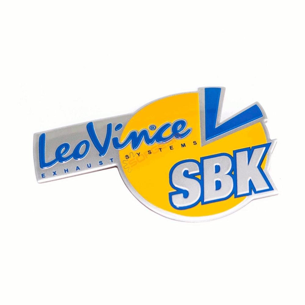 Aufkleber/Emblem LeoVince SBK/Aluminium-Sticker von Unbekannt