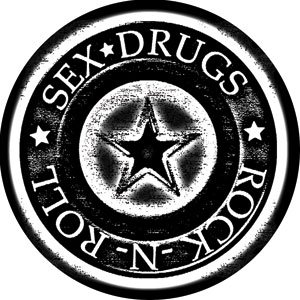 Aufkleber Sex Drugs Rock N Roll von chemstickattack