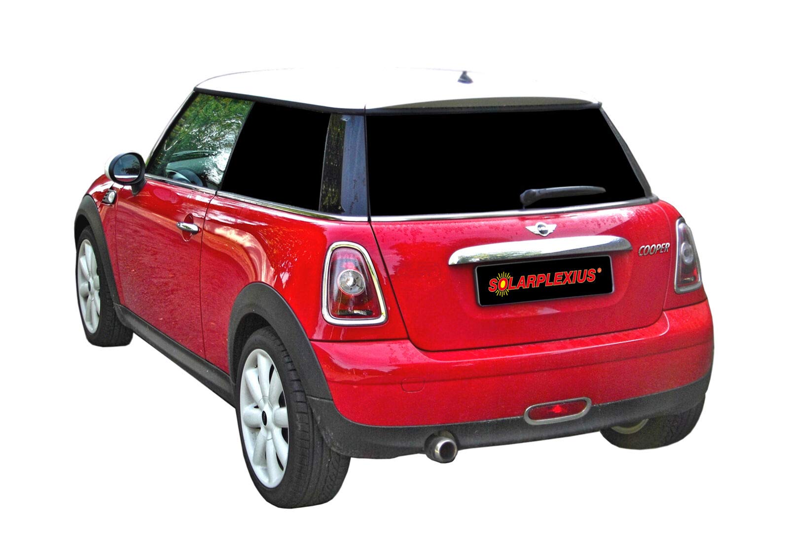 Solarplexius Auto-Sonnenschutz Scheiben-Tönung für Mini Cooper F56 3-Türer ab 2014, Sportlich, Fenster-Tönung, Sonnenschutz, Personenkraftwagen, 82521031 von Solarplexius