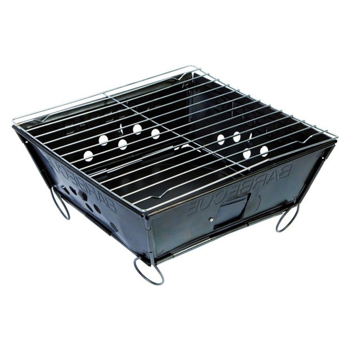 BBQ 8108145 Faltbarer Grill Stahl schwarz 28 x 28 x 2 cm BBQ 8108145 Faltbarer Grill Stahl schwarz 28 x 28 x 2 cm von BBQ
