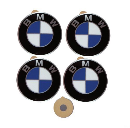 BMW Original Nabenkappe Embleme Decals Aufkleber 45mm von BMW