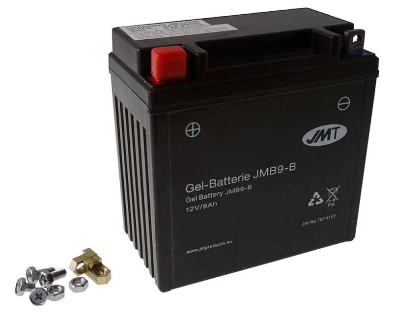 Batterie JMT GEL – yb9-b/12 N9–4B1 12 Volt – Piaggio/Vespa Sfera 125 RST M0100 Jahr der Konstruktion 1985–1998 von JMT