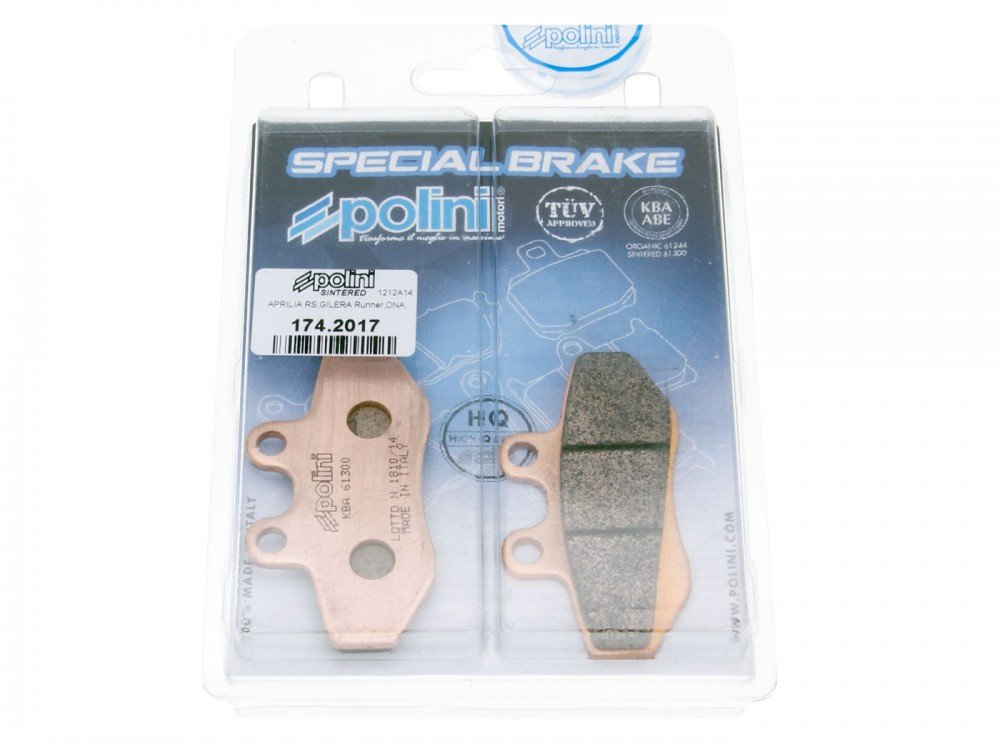 Bremsbeläge Polini Sinter für Aprilia Gilera MBK Yamaha Bremsbeläge Polini Sinter für Aprilia Gilera MBK Yamaha von POLINI