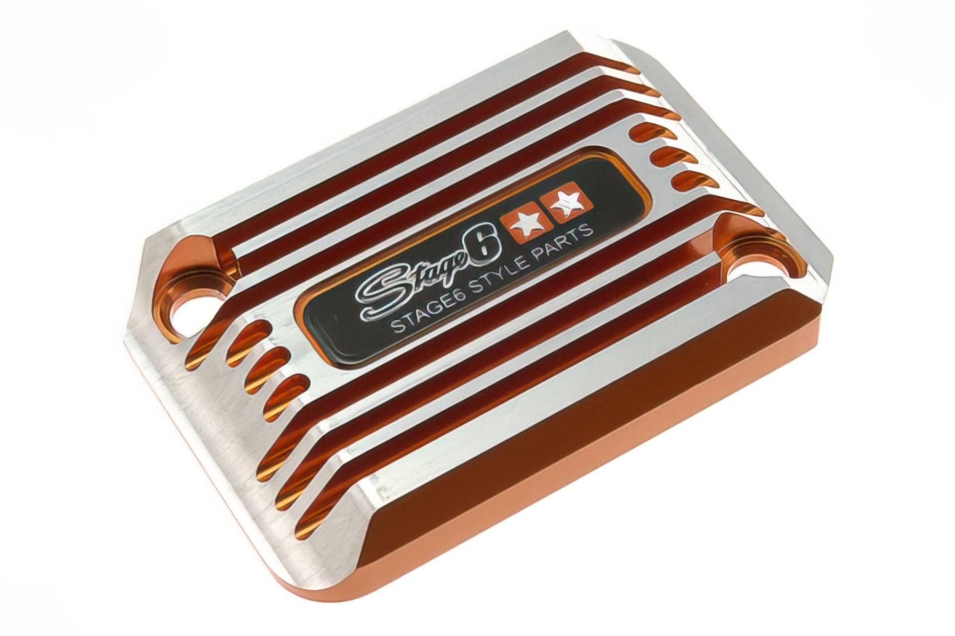 Bremszylinder Abdeckung Stage6 CNC cooling style MBK Nitro / Aerox / Benelli Orange Bremszylinder Abdeckung Stage6 CNC cooling style MBK Nitro / Aerox / Benelli Orange von Stage6