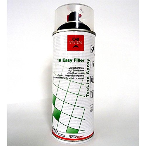 CAR SYSTEM 1K Easy Filler Dickschicht Füller Grundierung schwarz 400 ml 151.523 von CAR SYSTEM