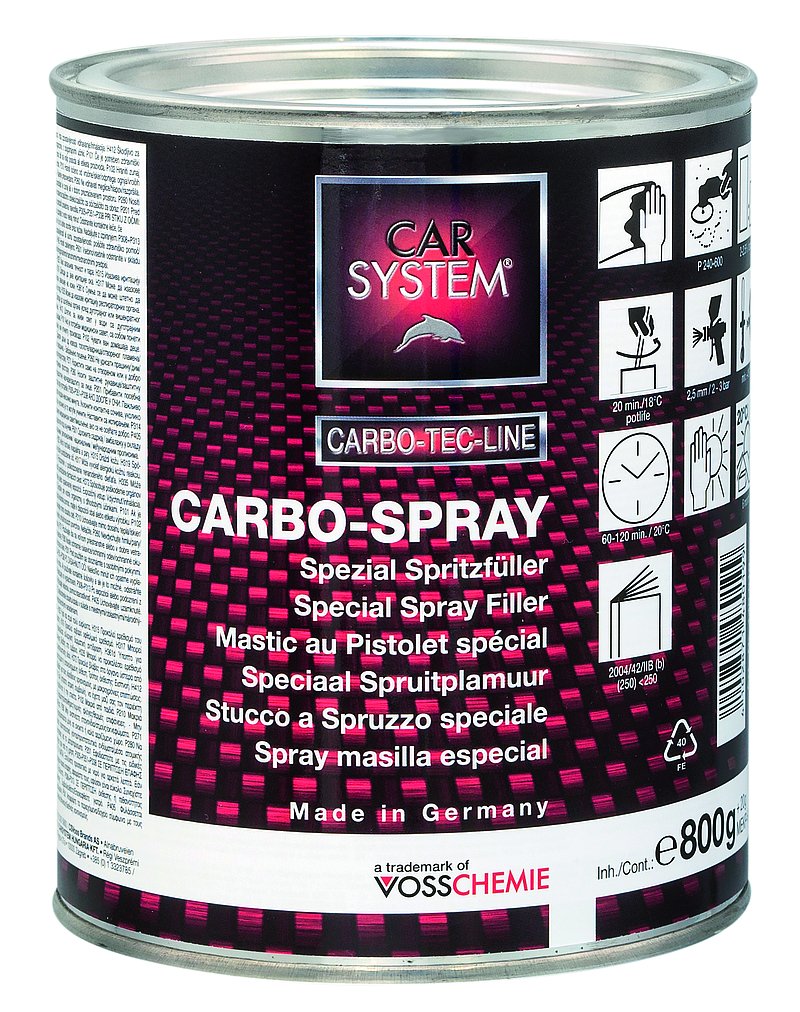CAR SYSTEM Carbo Spray transparent 0,820 kg inkl. Härter 148.019 von CAR SYSTEM