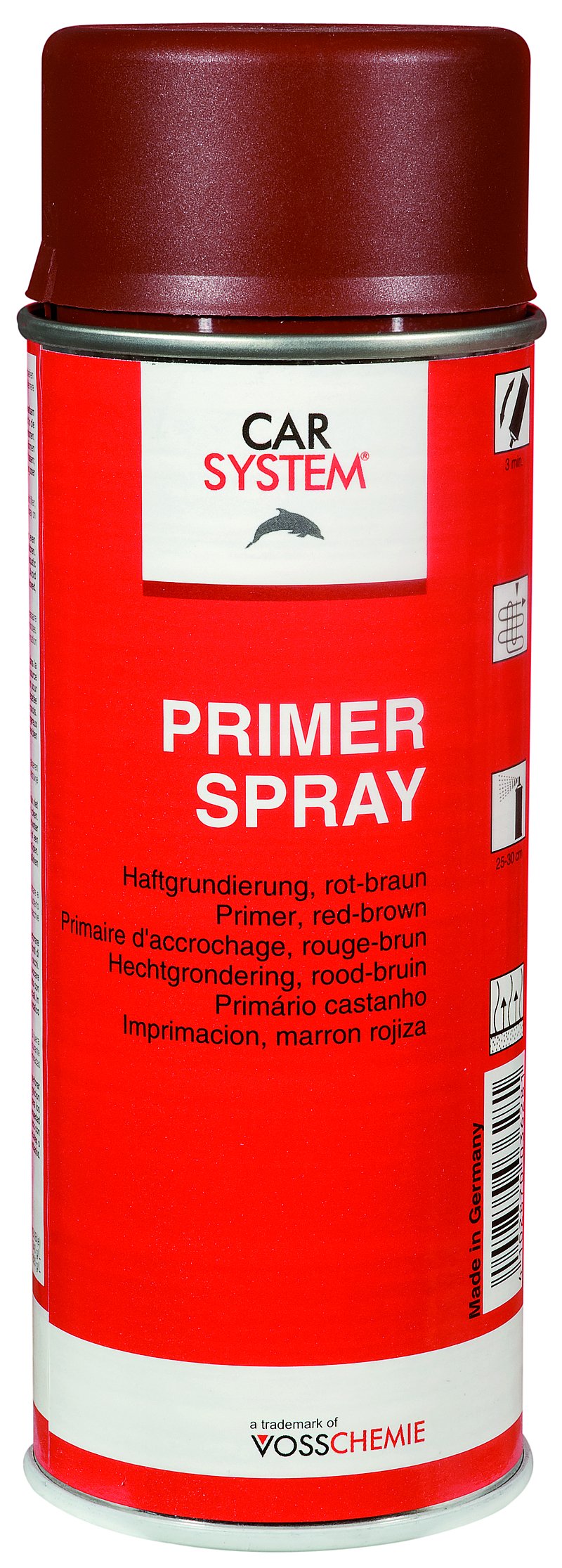 CAR SYSTEM Haftgrundierung Primer Spray rotbraun 400 ml 125.949 von CAR SYSTEM