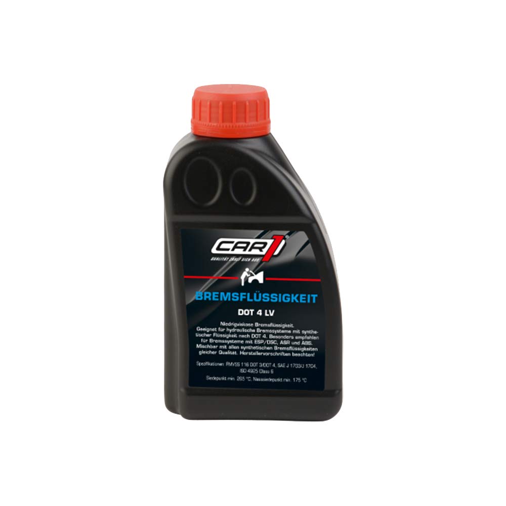 CAR1 Bremsflüssigkeit DOT 4 LV Bremsen Flüssigkeit Brake Fluid 500 ml von CAR1