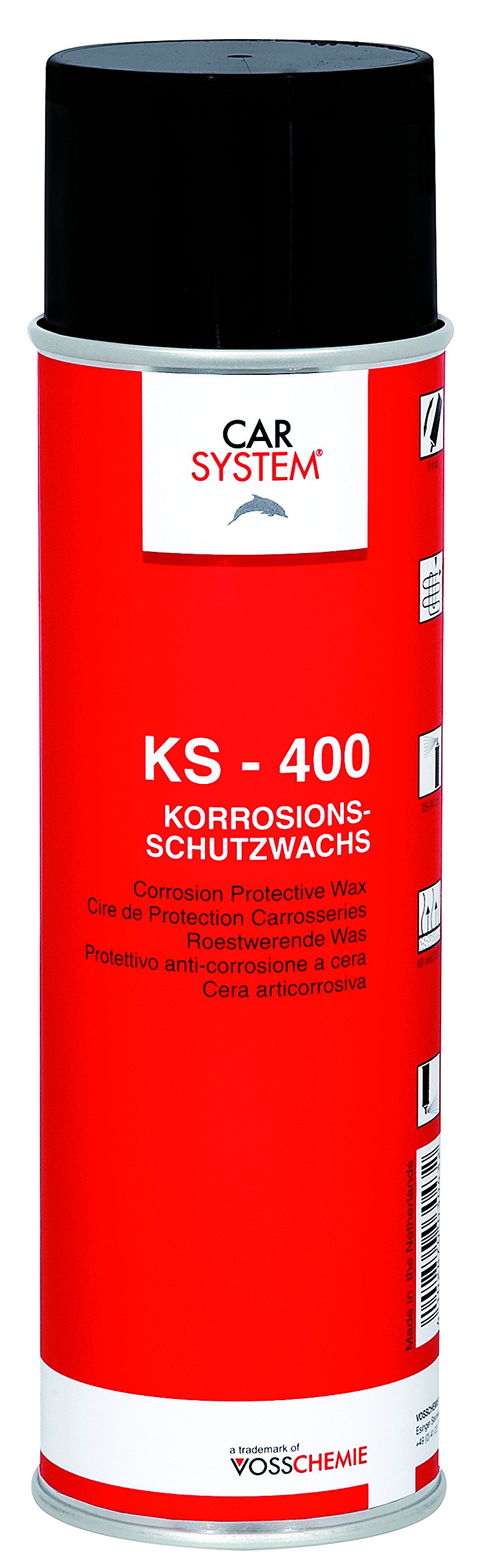 CARSYSTEM Korrisionsschutzwachs Spray KS-400 transparent 500 ml 125.468 von CAR SYSTEM