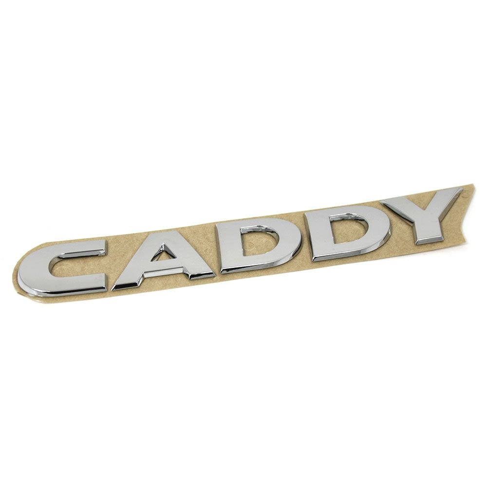 Volkswagen 2K5853687739 Schriftzug Caddy Modellbezeichnung Aufkleber Heckklappe Emblem Zeichen Logo, chrom von Volkswagen