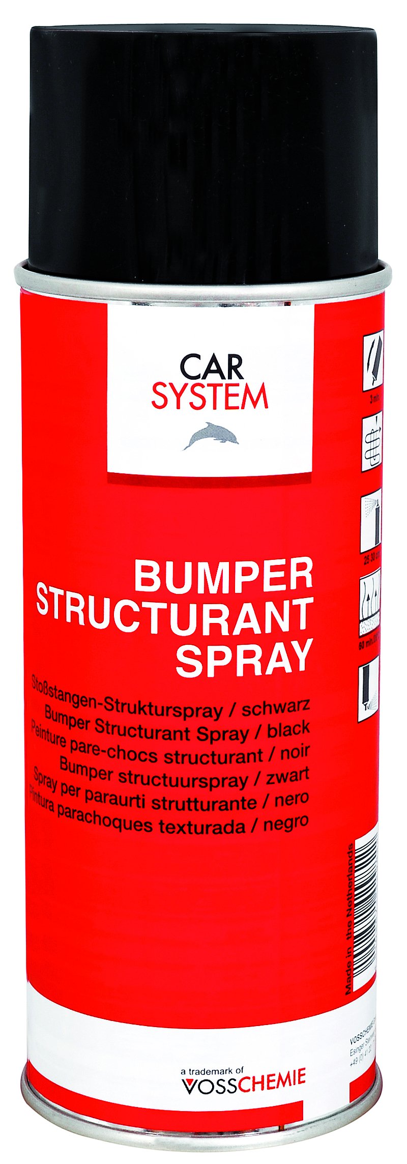 Car System Bumper Structurant Spray schwarz 400ml 142.982 von CAR SYSTEM
