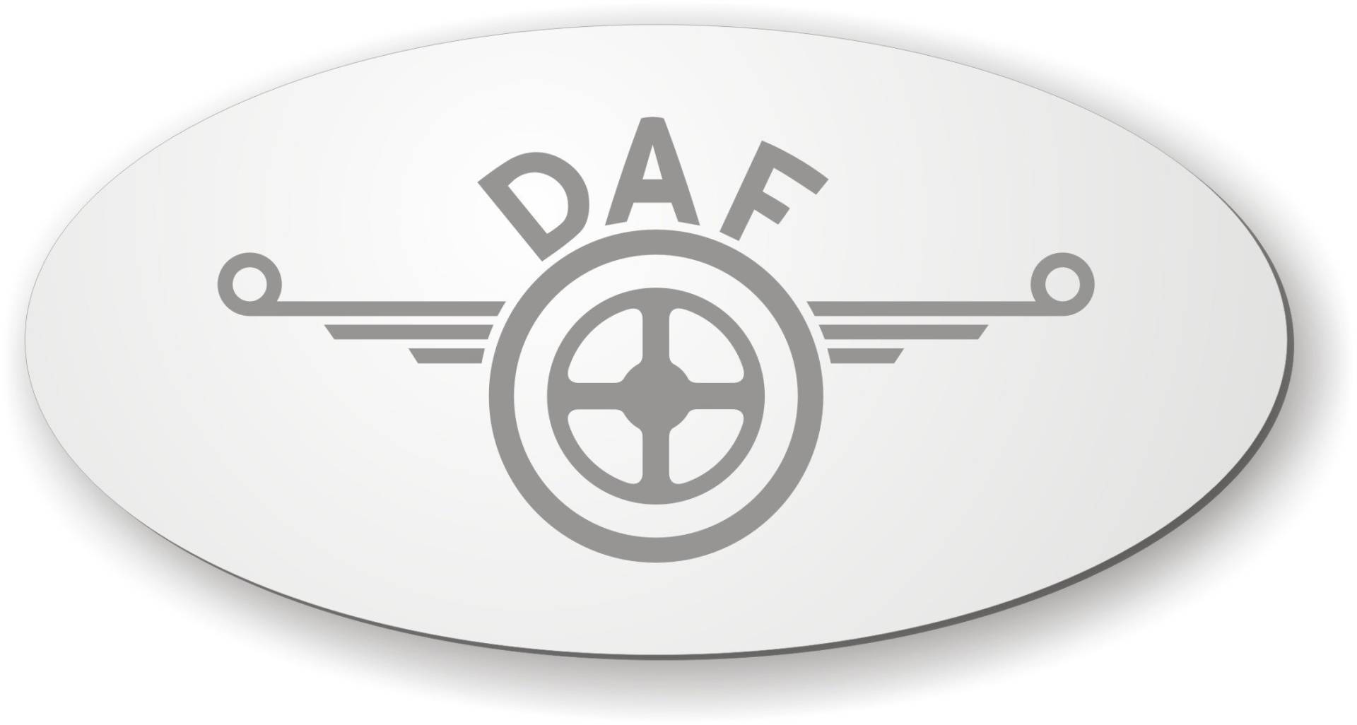 DAF Spiegel mit Logo für die Rückwand ✓ DAF Aufkleber ✓ LKW-Zubehör und Artikel für Innenausstattung ✓ Rückwandspiegel ✓ Truck accessoires für die Fahrerkabine ✓ von Schilderfeuerwehr