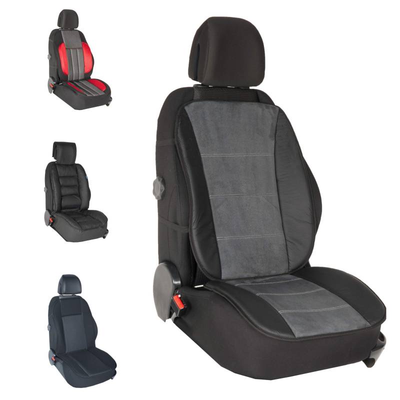 DBS - Autositzauflage - PKW/Auto - Grau - Großer Komfort - rutschfest - Kompatibel mit Airbag - Universal von DBS