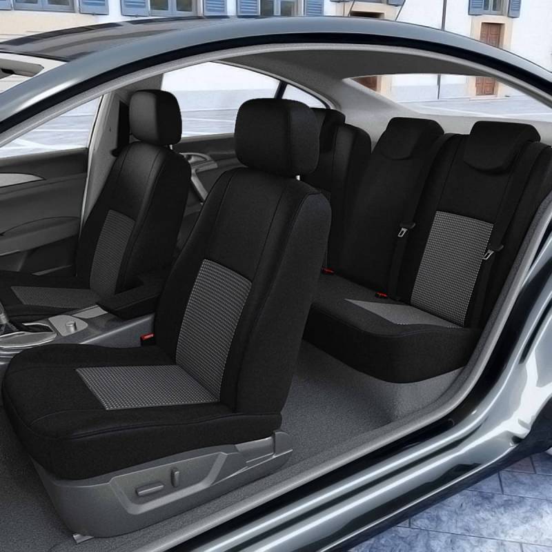 DBS 1012948 Autositzbezüge - nach Maß - hochqualitative Fertigung - Schnelle Montage - Kompatibel mit Airbag - Isofix von DBS
