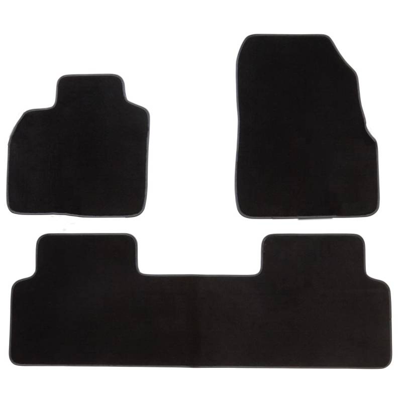 DBS 1764135 Autofußmatte - nach Maß - 3-teilig - Anti Rutsch - hochwertiger Nadelfilz 1000g/m² - Velours Fertigung - Sortiment Luxe von DBS
