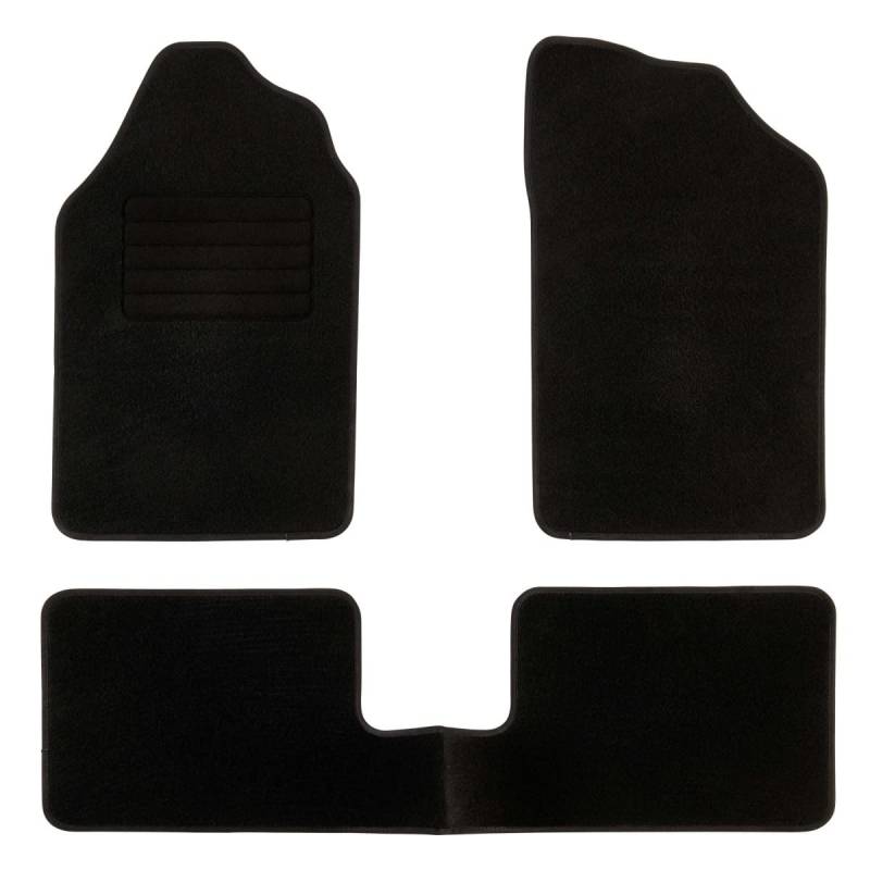 DBS 1763184 Autofußmatte - nach Maß - 3-teilig - Anti Rutsch - schwarzer Nadelfilz 900g/m² - Velours Fertigung - Sortiment Star von DBS