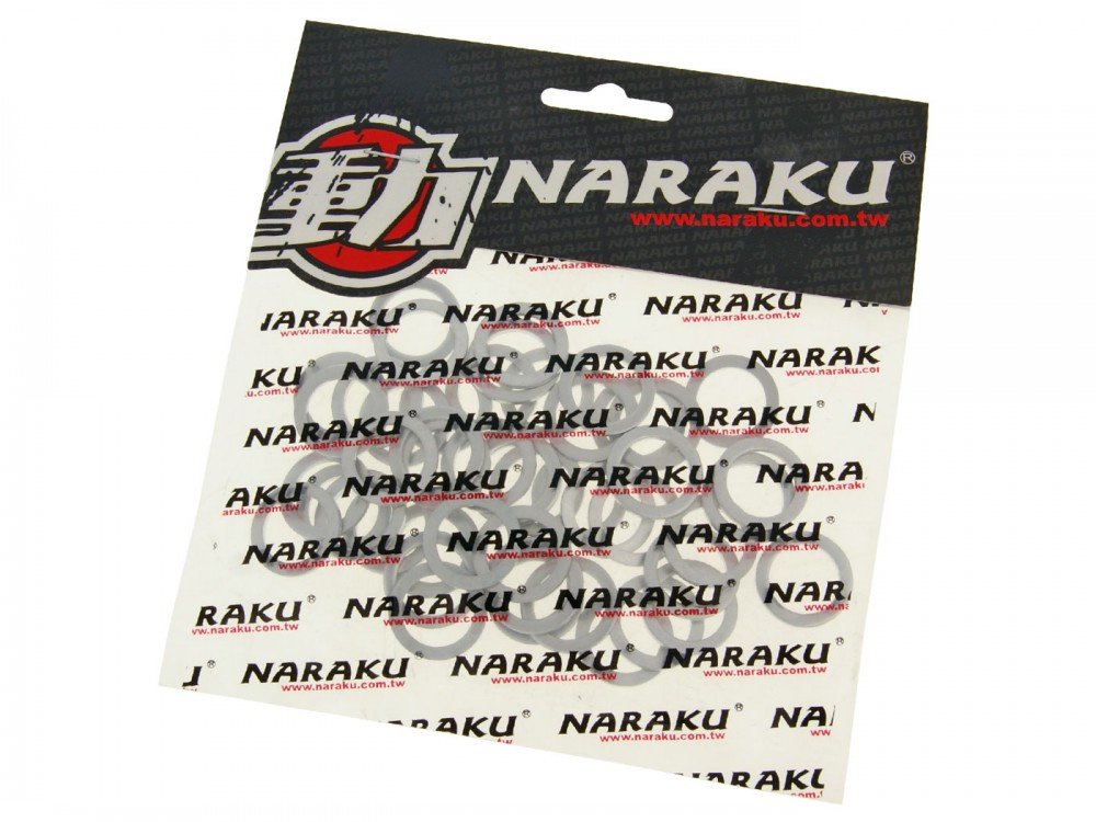 Dichtringe Aluminium Naraku 14x20x1,5mm 50 Stück von NARAKU