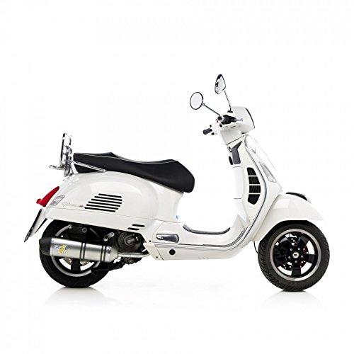 Endschalldämpfer LV ONE Slip On für Piaggio Vespa GTS 300 Super 300ccm i.e. Piaggio Supersport GTV Via Montenapoleone 250 250ccm Navy 125 125ccm von Unbekannt